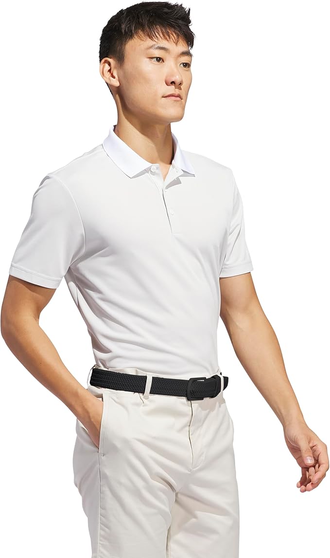 adidas Men's Performance Heathered Polo Shirt