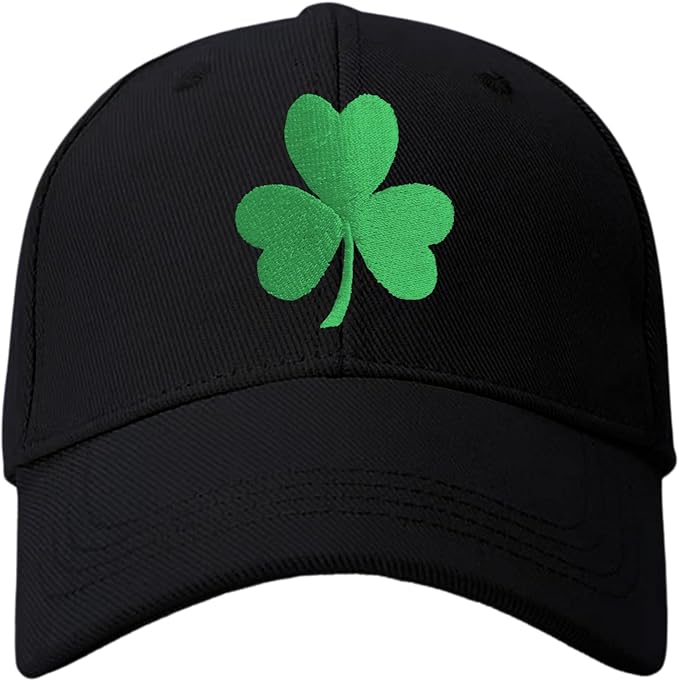 St Patricks Day Trucker Hat Irish Clover Baseball Cap Green Day Lucky Shamrock Hats St Patrick Decor Accessories