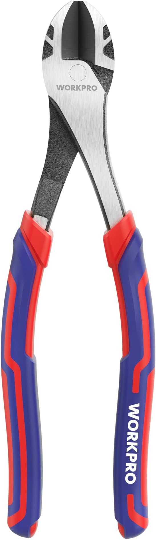 WORKPRO 8 Inch High Leverage Diagonal Pliers, Wire Cutters Heavy Duty in CRV by WORKPRO