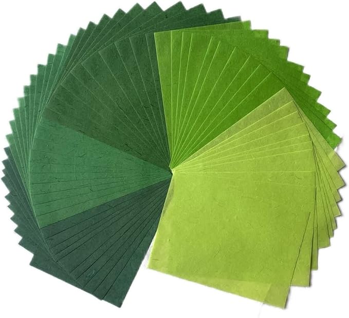 50 Sheets A4 Natural Fiber Mulberry Tree Mulberry Paper Sheets Art Tissue Washi by RATREE888