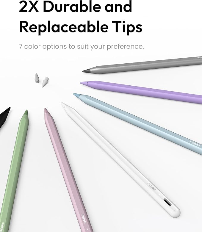 Metapen Pencil A8 for Apple iPad 2018-2025, Tilt Sensitivity, Pixel Precision - Image 5