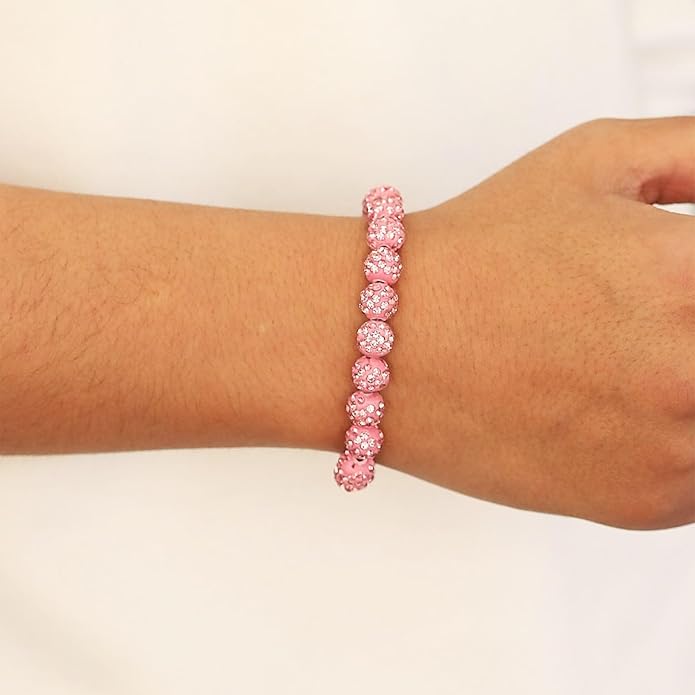 Baseball Bracelet for Women Men Baseball Mom Accessories Essentials Stuff Sparking Bead Bracelet Jewelry Baseballs Sport Fan Bracelet for Sports Game Team