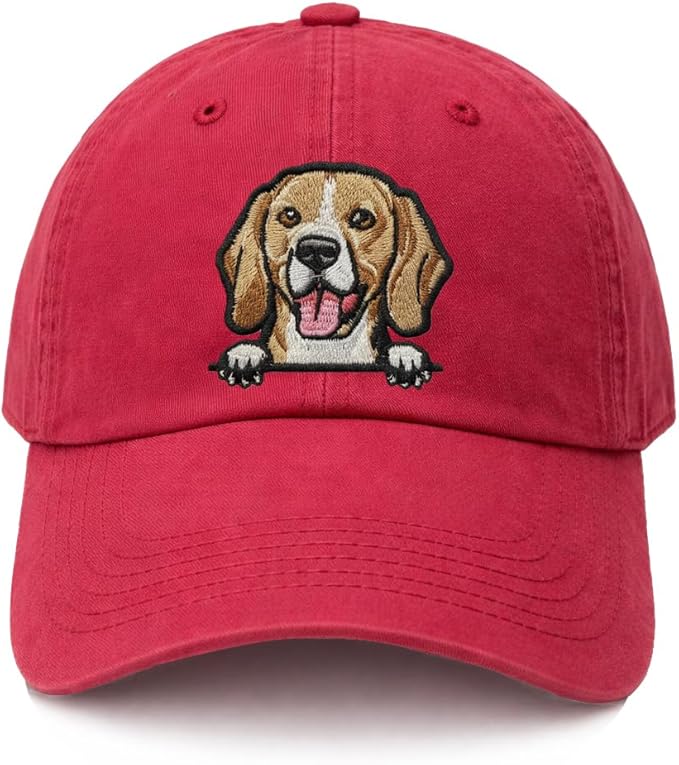 Pet Dog Lover Gifts,Embroidered Dog Baseball Hats for Men Women Dad Mom