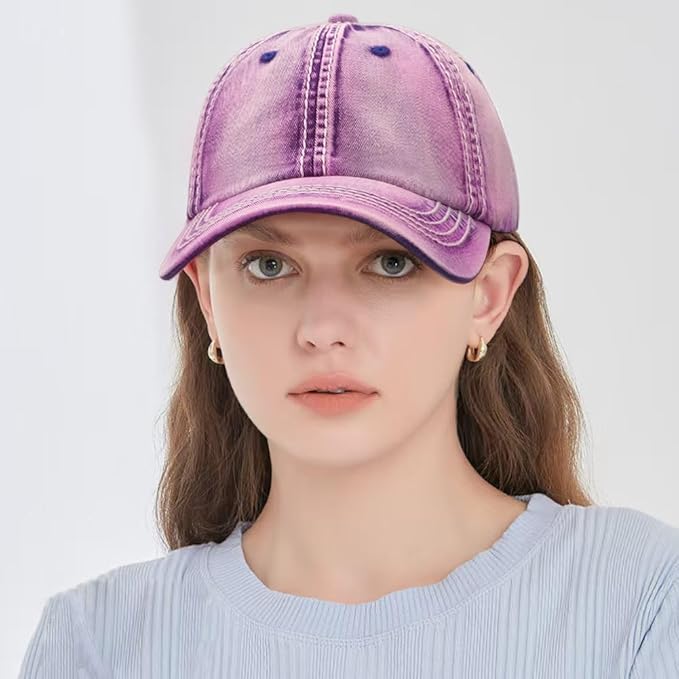 Baseball Cap Vintage Washed Hats Distressed Trucker Hat for Women Men