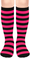 Olreco 1 Pack Toddler Kids Youth Soccer Socks Girls Boys Baseball Socks Youth Knee High Softball Football Accessories Cotton