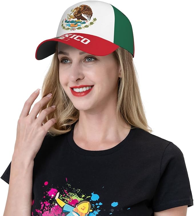 National Flags Baseball Cap for Men Women, Fashion Adjustable Sun Protection Visor Caps Trucker Hat Patriotic Caps