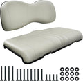 Golf Cart Front Seat Bottom and Back Rest Cushion Assembly Kit Replacement for Yamaha G29/Drive 2007-2016