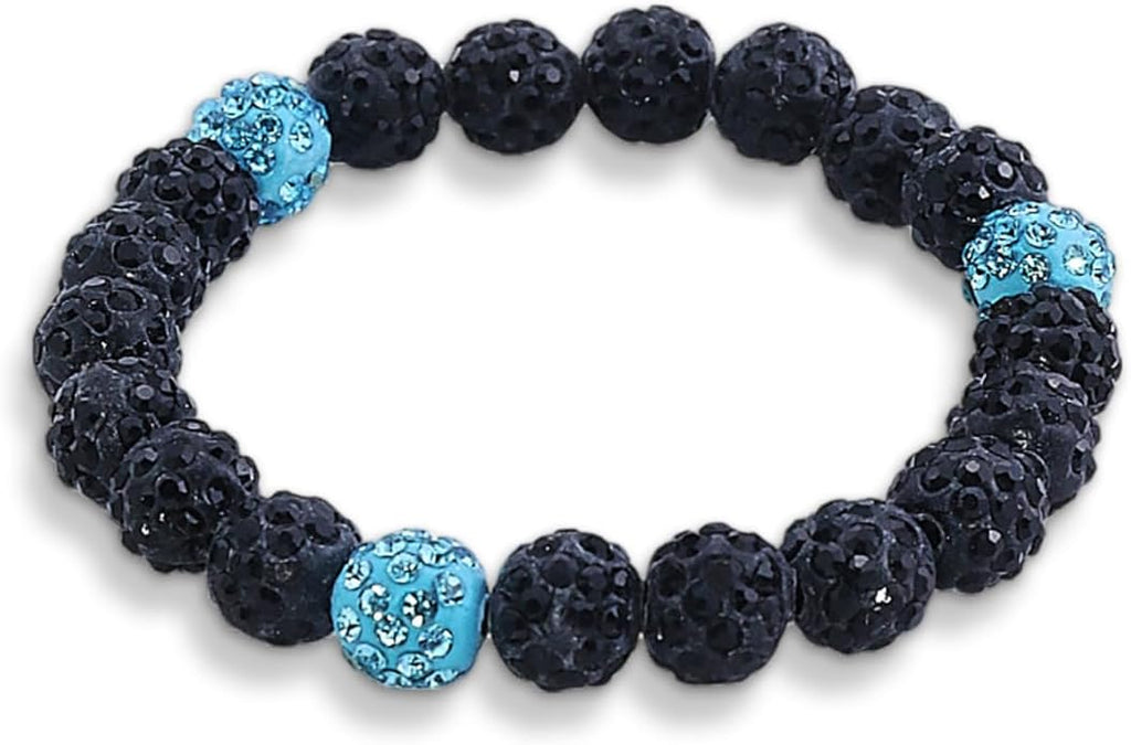 Baseball Bracelet for Women Men Baseball Mom Accessories Essentials Stuff Sparking Bead Bracelet Jewelry Baseballs Sport Fan Bracelet for Sports Game Team