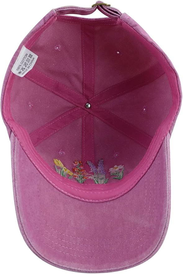 Gardening Hat for Women, Funny Adjustable Cotton Flower Plant Baseball Cap