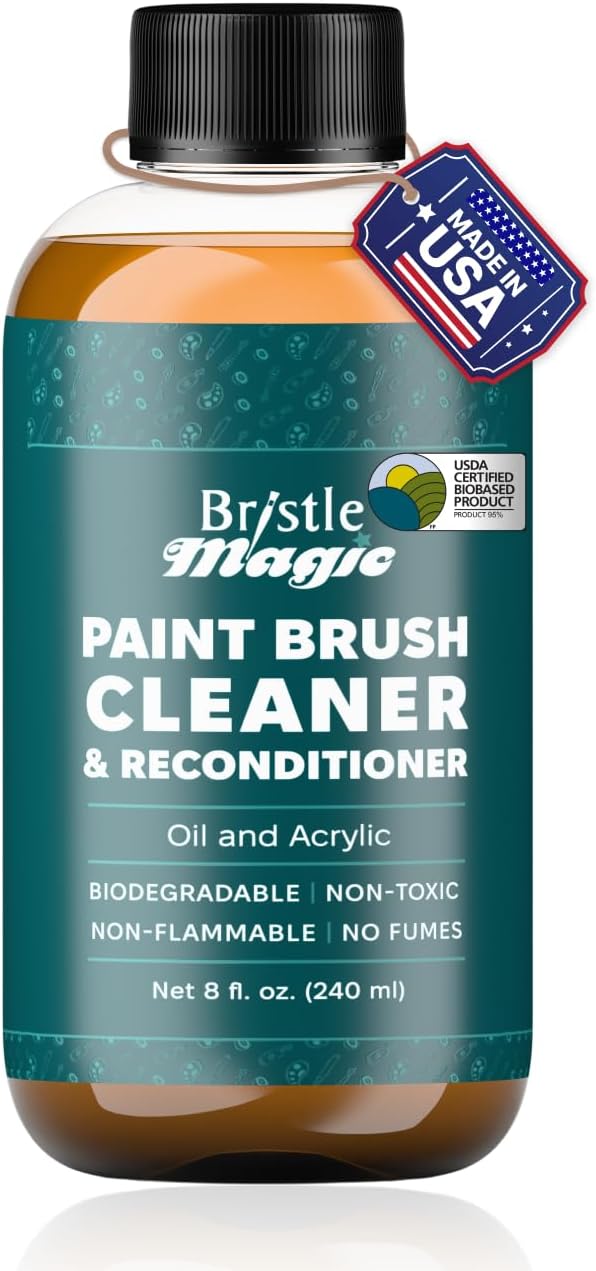 Oil Paint Brush Cleaner and Restorer by BRISTLEMAGIC