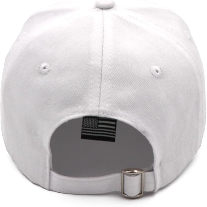 Jesus 3 Nail Cross Adjustable Baseball Cap with American Flag Hats for Men and Women Christian Gifts