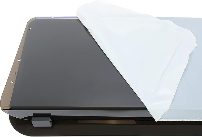 HECASA Tinted Windshield Compatible with 1985-1995 Yamaha G2/G9 Models Golf Cart Fold Down Windscreen