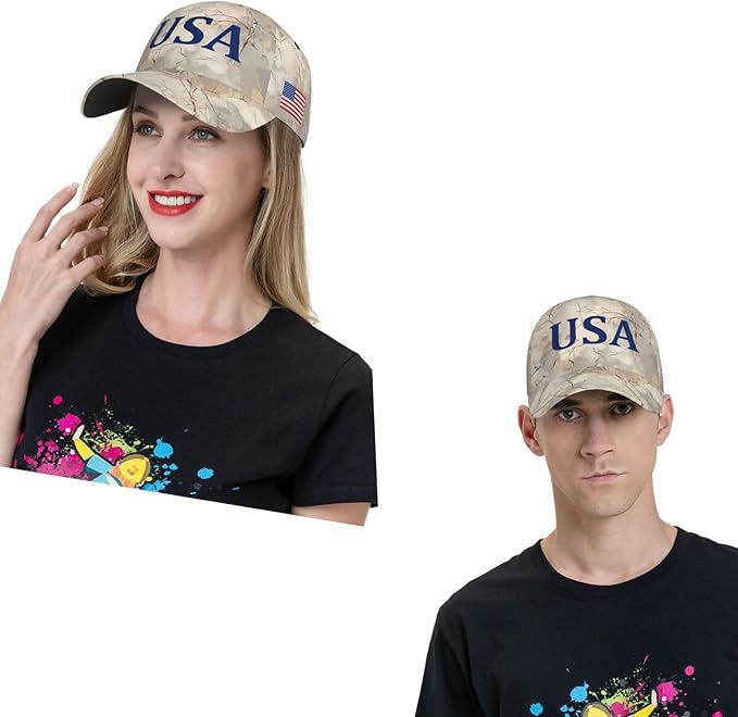 USA Flag Baseball Cap American Patriotic Trucker Hat Father Dad Mother Mom Adjustable Sportswear Hat for Men Women Adults
