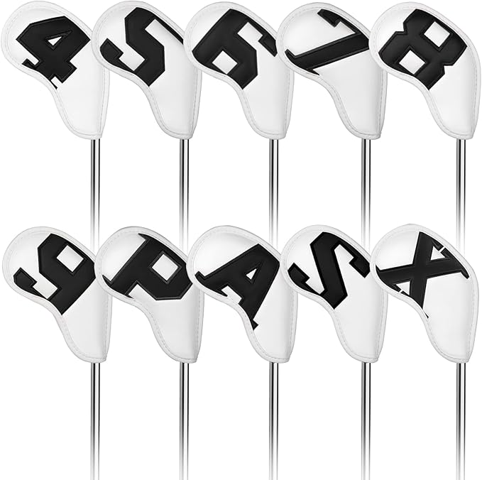 Craftsman Golf Magnetic Iron Headcovers Protective Cover with Large No. Available for Customize Name
