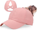 ZTL Women's High Ponytail Baseball Cap Performance Running Hat Quick Dry Mesh Sports Cap Unstructured Dad Trucker Hats