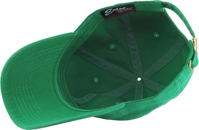 KBETHOS Classic Unisex Cotton Adjustable Low Crown Baseball Cap – Plain Dad Hat