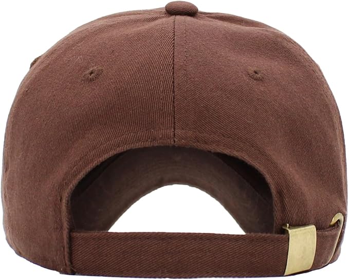KBETHOS Classic Unisex Cotton Adjustable Low Crown Baseball Cap – Plain Dad Hat