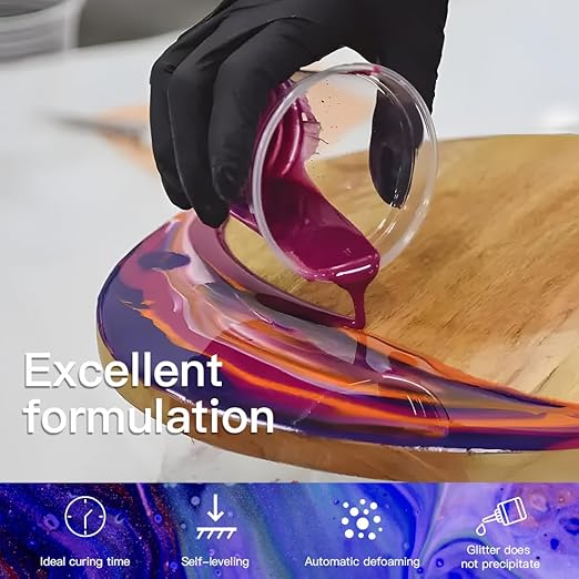 70OZ Epoxy Resin Kit, Self-Leveling Coating & Casting - Image 3