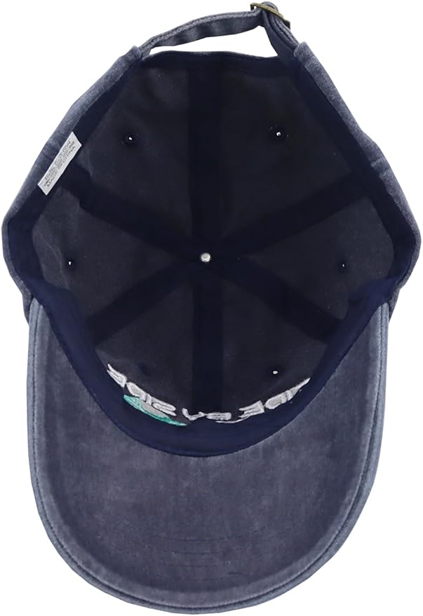 KKMKSHHG Side by Side Hair Don't Care Baseball Cap, Funny Embroidered Adjustable Washed Cotton Outdoor Car Hat for Women Men