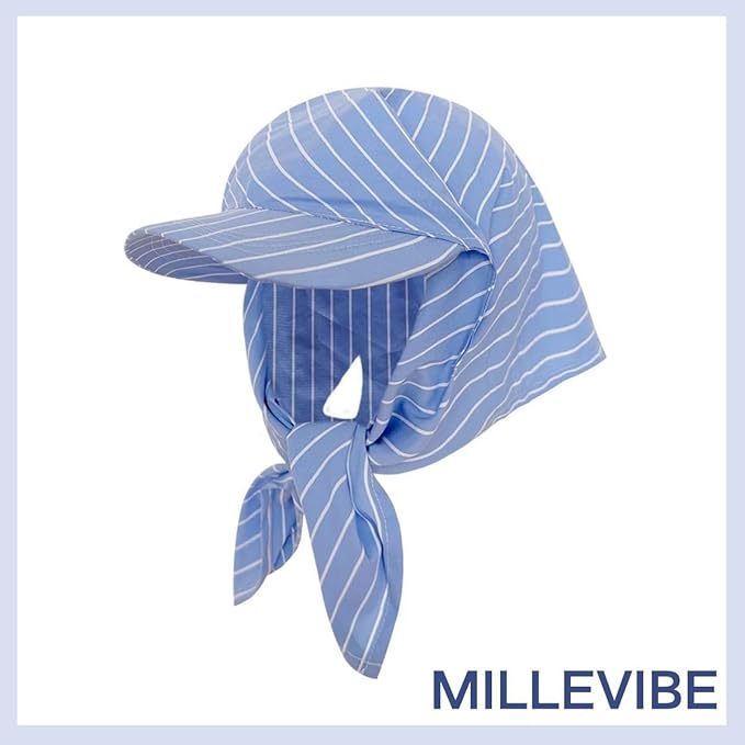 Women’s Plaid Bandana Baseball Cap – Y2K Adjustable Checkered Hat, Casual Streetwear Summer Fashion Visor Scarves