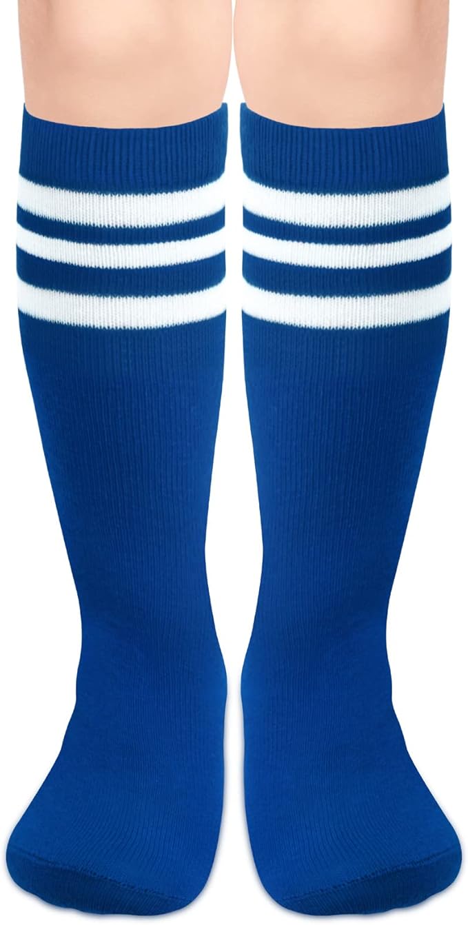 qikqik Toddler Soccer Socks Kids Soccer Socks Boys Baseball Sock Youth Football Sock Girls Softball Accessories Team Sports