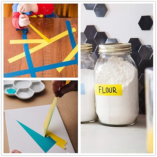 Yellow Painters Tape, DIY Crafting, Decoration and School Projects - Image 6