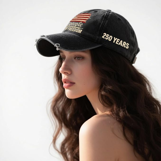 U.S. 250th Anniversary 250 Years Freedoms 1776-2026 Baseball Hats Funny