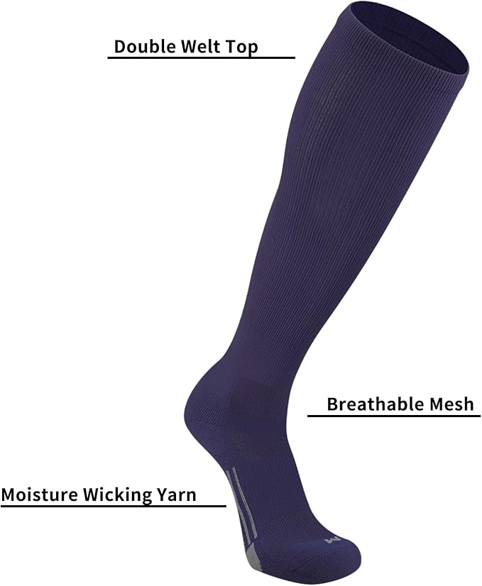 Youth Elite Baseball/Softball Socks & Belt Combo (3 Pairs of Socks with 1 Belt)