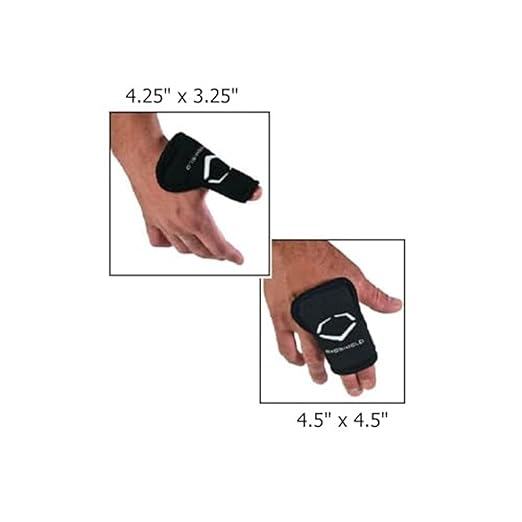 EvoShield Protective Thumb Guard, Hourglass Thumb Guard, 4.25" x 3.25", Small