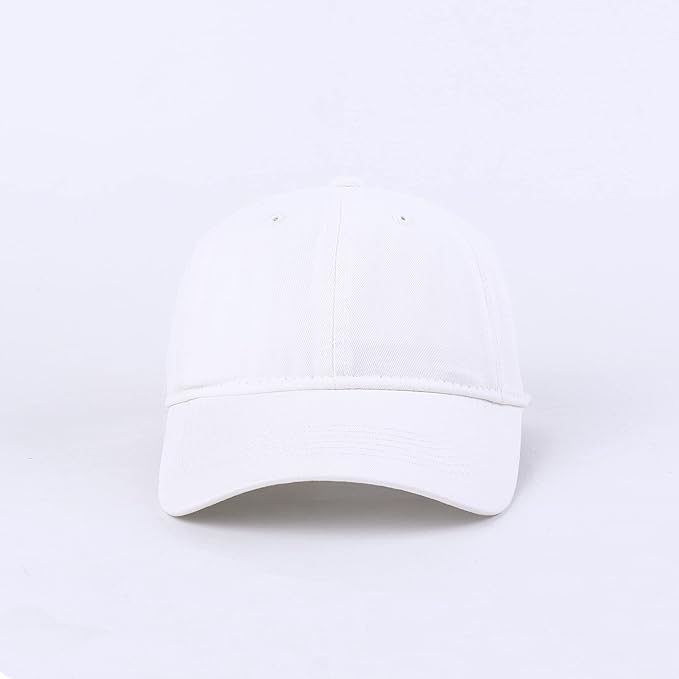 LANGZHEN Unisex Baseball Cap 100% Cotton Fits Men Women Washed Denim Adjustable Dad Hat