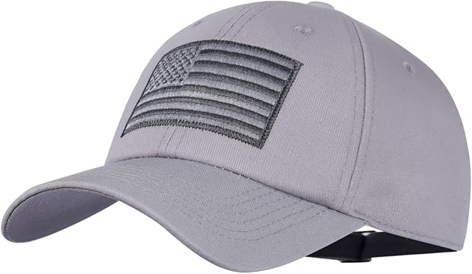 IIN American Flag Baseball Cap for Men Women Low Profile USA Army Tactical Operator Military Plain Dad Hat