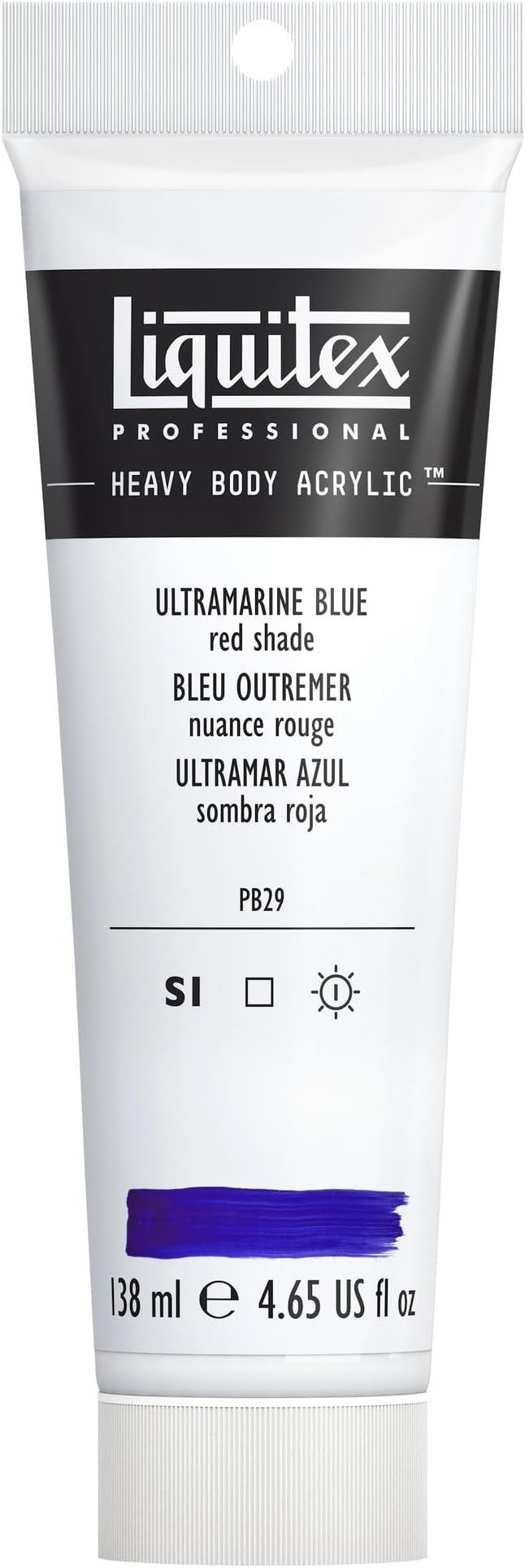 Liquitex Professional Heavy Body Acrylic Paint, 4.65-oz Tube, Ultramarine Blue by Liquitex