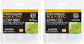 Lineco, Self-Adhesive Polypropylene Mounting Photo Corners, 1.25" Full View by Lineco