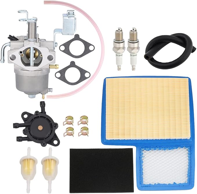 JN6-14101-14 Carburetor Fit for Yamaha G16 G17 G18 G19 G20 G21 1996-2002 4-Cycle Engine Golf Car Tune Up Kit Replace JN6-14101-15 JN6-13567-00 JN3-14101-00 with Air Filter