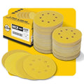 100PCS 5 Inch 125mm 8 Hole Sanding Discs Sandpaper Mixed Grits by TPmax