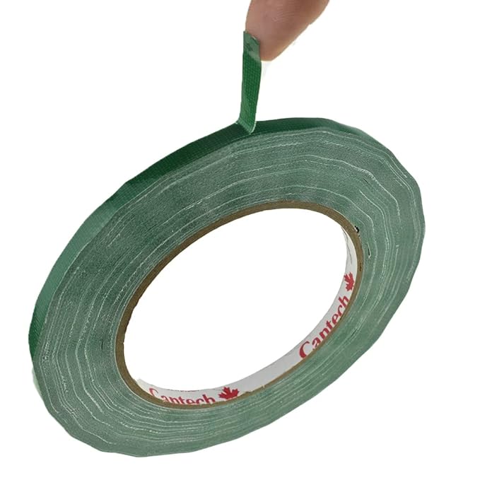 HAHIYO Green 0.25Inch Wide 2Rolls Floral Tape Waterproof Florist Tape Flower - Image 4