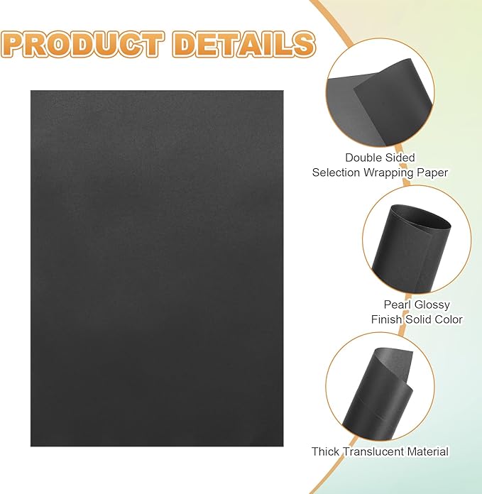 MECCANIXITY 100 Sheet Colored Vellum Paper 5.9" x 8.3", 100gsm Translucent - Image 3