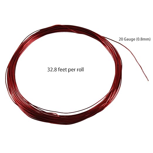 25 Rolls 820 Feet Colored Aluminum Craft Wire 0.8 mm Flexible Metal Artistic - Image 5