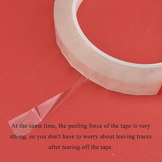 HAHIYO Clear 0.5Inch Wide 1Rolls Floral Tape Waterproof Florist Tape Flower - Image 4