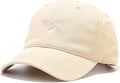 Umeepar Smile Face Baseball Cap for Women Men Adjustable Low Profile Unstructured Cotton Dad Hat