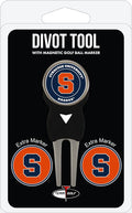 Team Golf NCAA Divot Tool with 3 Golf Ball Markers Pack, Markers are Removable Magnetic Double-Sided Enamel