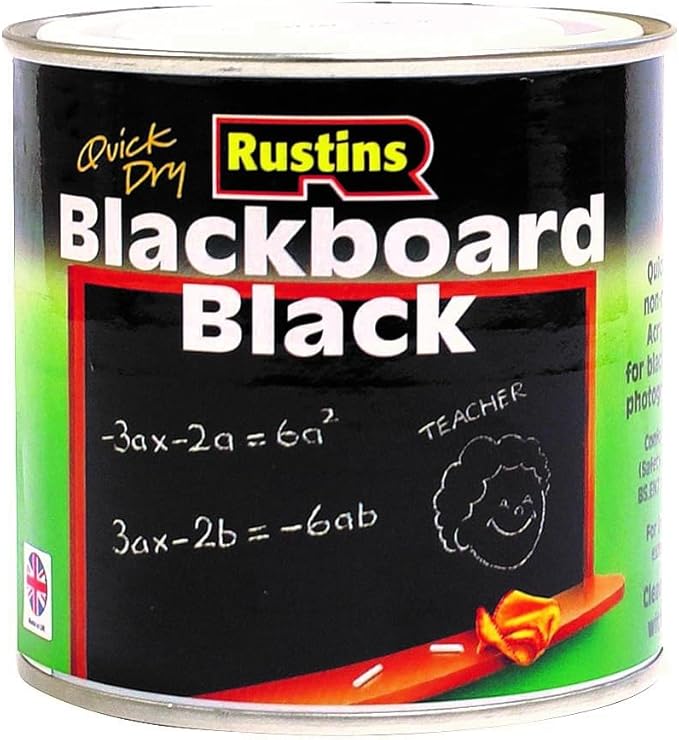Rustins Blackboard Black Paint 100ml by Rustins