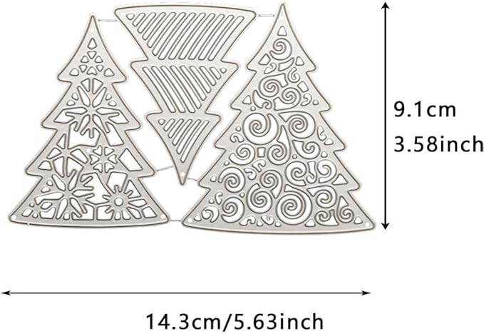 Metal Cutting Dies DIY Merry Christams Embossing Stencil Template Scrapbooking - Image 7