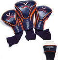 Team Golf NCAA Florida Gators Contour Golf Club Headcovers (3 Count) Numbered 1, 3, & X, Fits Oversized Drivers, Utility, Rescue & Fairway Clubs, Velour Lined for Extra Club Protection