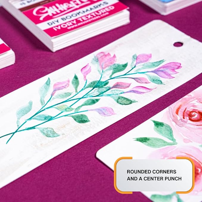 300 GSM Textured Ivory Bookmark Sketchpads - Image 6