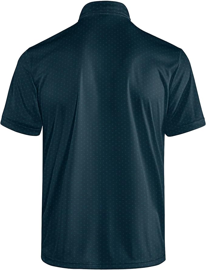 Golf Polo Shirts for Men Funny Print Short Sleeve Golf Shirts Performance Golf Polos