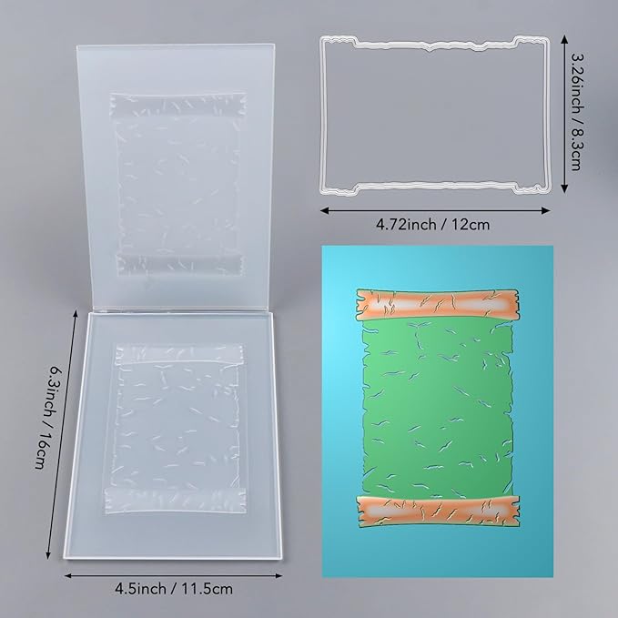 BAOFALI 3D Embossing Folder and Metal Die Set - Image 2