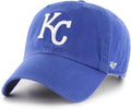 47 Brand MLB Team Color Home Primary Logo Clean Up Adjustable Baseball Cap Hat, Adult One Size Fits All