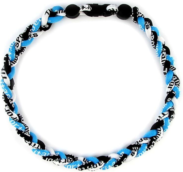 MapofBeauty 18 Inch Three Colors Fashion Three Braided Rope Tornado Necklace