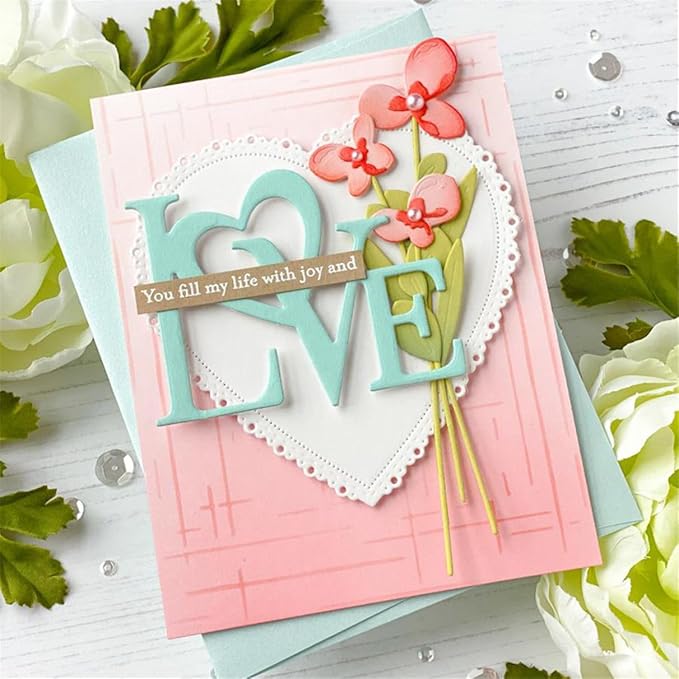 Mvchifay Cutting Dies for Card Making Metal Die-Cuts Scrapbooking Tool Hollow - Image 6